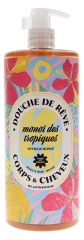 Authentine Douche de R&ecirc;ve Mono&iuml; Des Tropiques Corps Cheveux 1000 ml