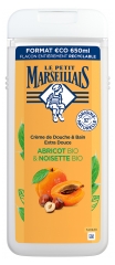 Le Petit Marseillais Extra Doux Douche Abricot Bio & Noisette Bio 650 ml