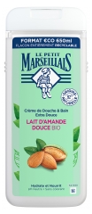 Le Petit Marseillais Extra Doux Douche Lait d'Amande Douce Bio 650 ml