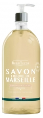 BeauTerra Savon de Marseille Liquide Parfum Fleur de Coton 1 L