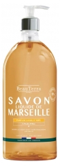 BeauTerra Savon de Marseille Liquide Parfum Vanille-Miel 1 L