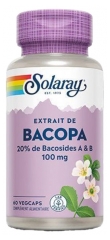 Solaray Bacopa Extrait de Bacopa 60 Capsules V&eacute;g&eacute;tales