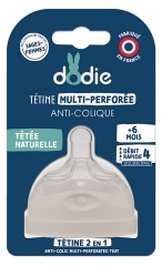 Dodie T&eacute;tine Multi-Perfor&eacute;e Anti-Colique D&eacute;bit Rapide 6 Mois et + 