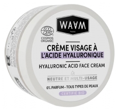 Waam Cr&egrave;me Visage Acide Hyaluronique Neutre Bio 75 ml