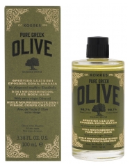 Korres Pure Greek Olive Huile Nourrissante Visage Corps Cheveux 100 ml