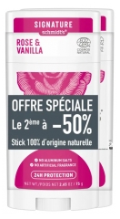 Schmidt's D&eacute;odorant Stick Rose & Vanille Lot de 2