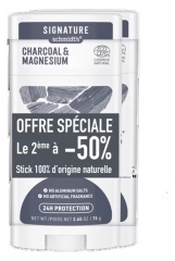 Schmidt's D&eacute;odorant Charbon & Magn&eacute;sium Lot de 2