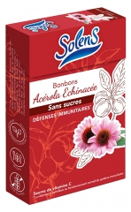 Solens Bonbons Sans Sucres Ac&eacute;rola Echinac&eacute;e D&eacute;fenses Immunitaires 50 g