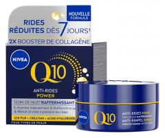 Nivea Q10 Anti-Rides Power Raffermissant Cr&egrave;me Visage&nbsp;Nuit Toutes Peaux 50 ml