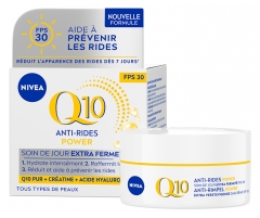 Nivea Q10 Anti-Rides Power Extra Fermet&eacute; Cr&egrave;me Visage Jour SPF30&nbsp;Toutes Peaux 50 ml