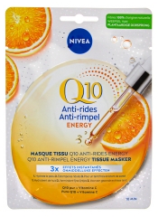 Nivea Q10 Anti-Rides Energy Masque Tissu Visage Peau &Eacute;clatante 1 Masque