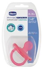 Chicco Sucette Physio Soft "tout Silicone" - X1 - Rose - 0-6M - Blister