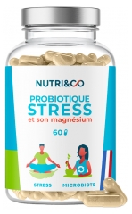 Nutri&Co Probiotiques Stress et Microbiote 60 G&eacute;lules