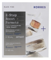 Korres Pin Noir Cr&egrave;me Rebond Raffermissante & Repulpante 40 ml + S&eacute;rum Liftant & Raffermissant 15 ml Offert