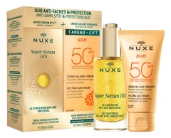 Nuxe Super S&eacute;rum [10] 30 ml + Nuxe Sun Cr&egrave;me Solaire Fondante SPF50 Visage 50 ml Offerte 