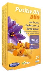 Orthonat Positiv.ON DUO Bonne Humeur Extrait de Curcuma 30 G&eacute;lules