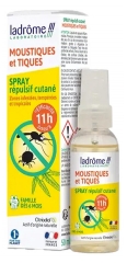 Ladr&ocirc;me Spray Moustiques et Tiques R&eacute;pulsif Cutan&eacute; 50 ML