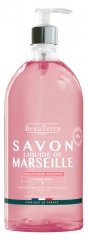 BeauTerra Savon Liquide Marseille Rose Ancienne 1 Litre