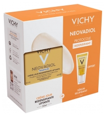 Vichy Neovadiol M&eacute;nopause Cr&egrave;me Jour Redensifiante Liftante Peau Normale &agrave; Mixte 50 ml et S&eacute;rum 5 ml Offert