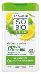 L&eacute;a Nature SO BIO &eacute;tic Gel Douche Tonifiant Verveine & Citron Biologique 450 ML