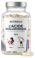 Nutri&Co l'Acide Hyaluronique Onagre & Bourrache Peau et Anti-&Acirc;ge 60 G&eacute;lules