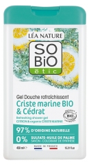 L&eacute;a Nature SO BIO &eacute;tic Gel Douche Rafra&icirc;chissant Criste Marine & C&eacute;drat Biologique 450 ML
