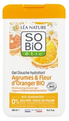 L&eacute;a Nature SO BIO &eacute;tic Gel Douche Hydratant Agrumes & Fleur d'Oranger Biologique 450 ML 