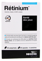 NHCO R&eacute;tinium Sant&eacute; des Yeux 28 Capsules + 28 Comprim&eacute;s
