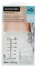 Suavinex Biberon Anti-Colique Zer&oslash;.zer&oslash; 180 ml - D&eacute;bit Lent / S