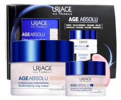 Uriage Age Absolu Coffret Redensifiant Cr&egrave;me Rose 50 ml + Masque de Nuit 15 ml Offert
