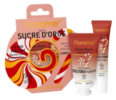 Florame Coffret Sucre d'Orge Cr&egrave;me Mains 30 ml + Baume L&egrave;vres Bio 15 ml
