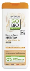 L&eacute;a Nature SO BIO &eacute;tic Douche Cr&egrave;me Nutrition &agrave; l'Huile d'Argan Biologique 650 ML