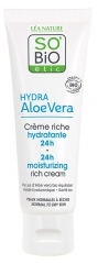 L&eacute;a Nature SO BIO &eacute;tic Hydra Aloe Vera Cr&egrave;me Riche Hydratante 24H Biologique 50 ML