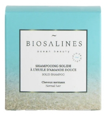 Biosalines Shampoing Solide &agrave; l&rsquo;Huile d&rsquo;Amande Douce Cheveux Normaux 75 g