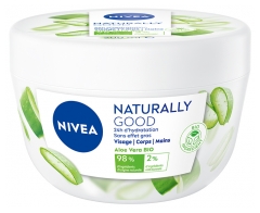 Nivea Naturally Good Cr&egrave;me Hydratante &agrave; l'Aloe Vera Visage, Corps et Mains 200 ml