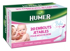 Embouts Jetables pour Mouche B&eacute;b&eacute; - Pack de 20