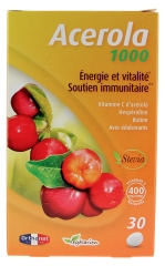 Orthonat Ac&eacute;rola 1000 &Eacute;nergie & Vitalit&eacute; Soutien Immunitaire 30 Comprim&eacute;s