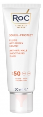 RoC Soleil-Protect Fluide Anti-Rides Lissant Visage Toutes Peaux SPF50 50 ml