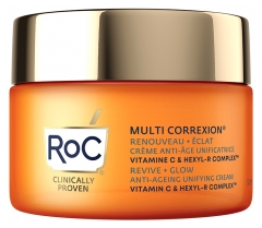 Roc Renouveau + &Eacute;clat Cr&egrave;me Anti-&Acirc;ge Unificatrice Riche 50 ml