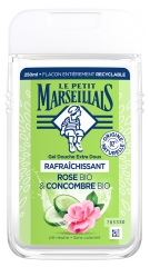 Le Petit Marseillais Gel Douche Extra Doux Rafra&icirc;chissant Rose Bio & Concombre Bio Sans Colorant 250 ml