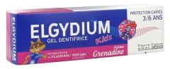 Pierre Fabre Oral Care Elgydium Kids - Dentifrice Protection Caries Grenadine 2/6 Ans 50 ml