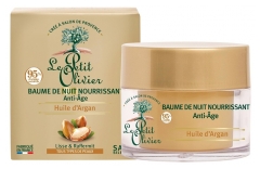 Le Petit Olivier Baume de Nuit Nourrissant &agrave; l'Huile d'Argan 50 ml