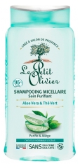 Le Petit Olivier Shampooing Micellaire Aloe Vera & Th&eacute; Vert Cheveux Normaux &agrave; Gras 250 ml