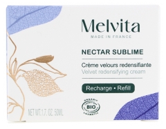 Melvita Nectar Sublime Cr&egrave;me Velours Redensifiante &Eacute;co-Recharge Biologique 50 ml