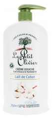 Le Petit Olivier Cr&egrave;me Douche Lait de Coton 750 ml