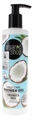 Organic Shop Gel Douche Hydratation Quotidienne Noix de Coco et Karit&eacute; Vegan Naturel