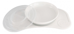 Twistshake Mini Plateau Click Mat + Assiette & Couvercle D&egrave;s 6 Mois