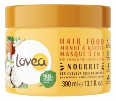 Lovea Hair Food Masque 3en1 Mono&iuml; & &agrave; l'Huile de Karit&eacute; 390 ml