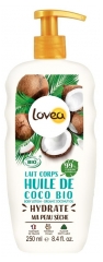 Lovea Lait Corps Hydratant Huile de Coco Bio 250 ml