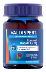 Valdispert Endormissement Sommeil Rapide 1,9 mg 30 Gommes
